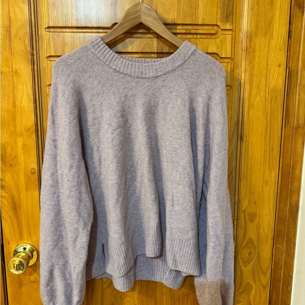 Madewell Cozy Lavender Sweater